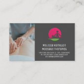 Carte De Visite Logo du massothérapeute (Devant)