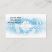 Carte De Visite Logo du matériel informatique de technologie (Dos)