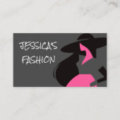 Carte De Visite Logo du modèle de mode (Devant)