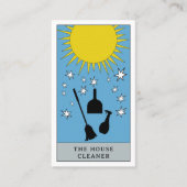 Carte De Visite Logo du nettoyant de la maison solaire Tarot céles (Devant)
