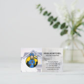 Carte De Visite Logo du peintre | Résidentiel (Debout devant)