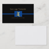 Carte De Visite Logo du Pérou Nazca Gold Geoglyph Spider (Devant / Derrière)