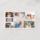 Carte De Visite Logo du photographe professionnel Blush Photo Coll (Devant)