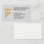 Carte De Visite Logo du pilier | Financière | Droit | Réalisateur (Devant / Derrière)