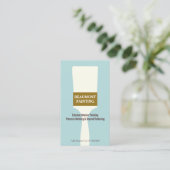 Carte De Visite Logo du pinceau de peinture de maison (Debout devant)