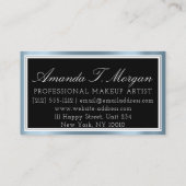 Carte De Visite Logo du planificateur d'événements mariage Black M (Dos)