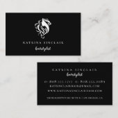 Carte De Visite Logo du salon de coiffure moderne Professionnel (Devant / Derrière)