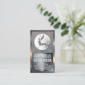 Carte De Visite Logo du soudeur | Acier | Métallique (Debout devant)