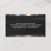 Carte De Visite Logo du soudeur | Découpe métallique (Dos)