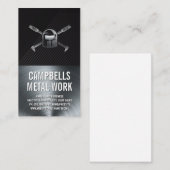 Carte De Visite Logo du soudeur | Steel Smith (Devant / Derrière)