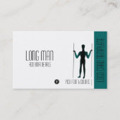 Carte De Visite Logo du symbole géoglyphe géant Long Man (Devant)