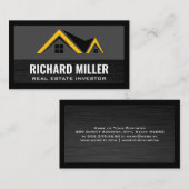 Carte De Visite Logo du toit immobilier (Devant / Derrière)