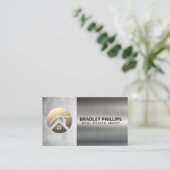 Carte De Visite Logo du toit Sun Shine | Metallique (Debout devant)