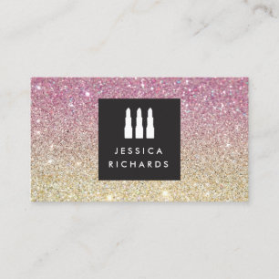 Carte De Visite Logo du Trio Lipstick pour artiste maquillage indé