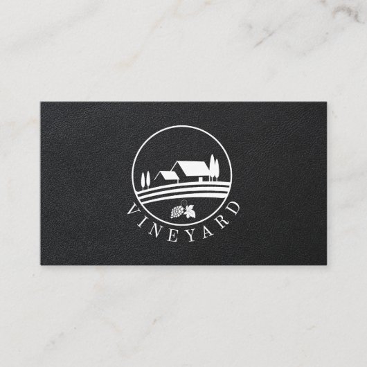 Carte De Visite Logo du vignoble (Devant)