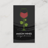 Carte De Visite Logo du vin et de la vigne (Devant)