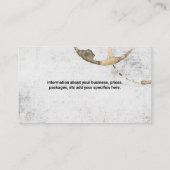 Carte De Visite Logo du vin moderne | Tige à vin (Dos)