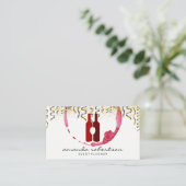 Carte De Visite Logo du vin | Party Confetti (Debout devant)