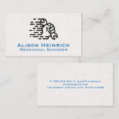 Carte De Visite Logo d'une clé à main (Devant / Derrière)