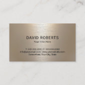 Carte De Visite Logo Élégant Cheval Equine Training Equestrial (Dos)