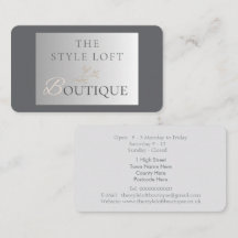 Logo élégant de feuille de boutique pour une marqu