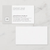 Carte De Visite Logo élégant et moderne pour entreprise simple (Devant / Derrière)