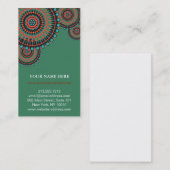 Carte De Visite Logo élégant Lotus Flower Yoga (Devant / Derrière)