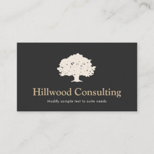 Carte De Visite Logo élégant pour arbre professionnel