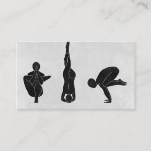 Carte De Visite Logo élégant Yoga