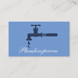 Carte de visite Logo Entreprise Plomberie Robinett