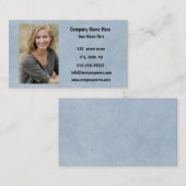 Carte De Visite Logo et informations de l'entreprise | Arrière - p (Devant / Derrière)