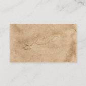 Carte De Visite Logo et informations de l'entreprise | Arrière - p (Dos)