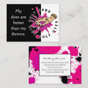 Carte De Visite Logo et infos sur l'entreprise de Peinture Speckle