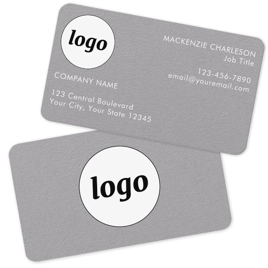 Carte De Visite Logo et texte simple