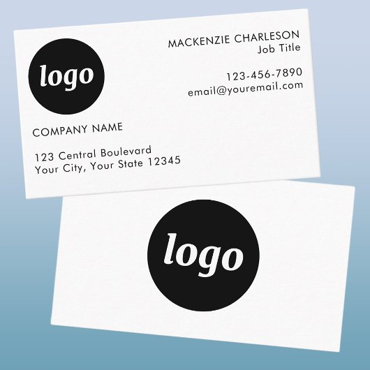 Carte De Visite Logo et texte simple