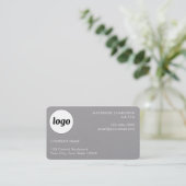 Carte De Visite Logo et texte simple (Debout devant)