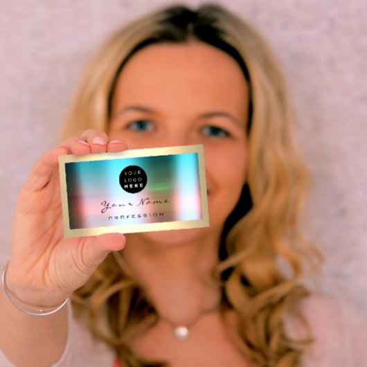 Carte De Visite Logo Eyelash maquillage Artiste Rose cheveux encad