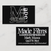 Carte De Visite logo fait -1 (Devant / Derrière)
