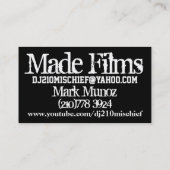 Carte De Visite logo fait -1 (Dos)