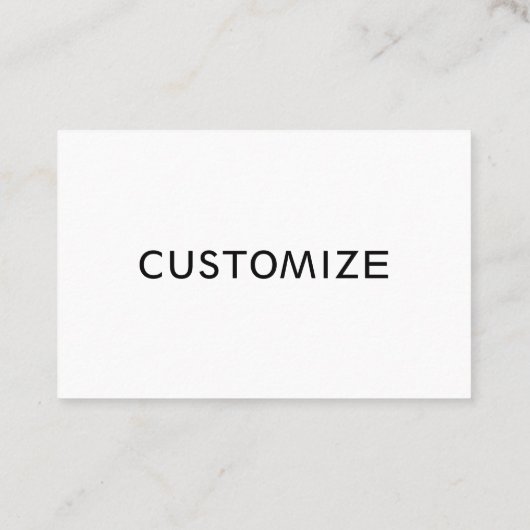 Carte De Visite Logo fait sur commande d'affaires de blanc de (Dos)