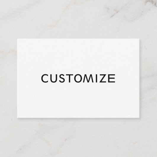 Carte De Visite Logo fait sur commande d'affaires de blanc de (Devant)