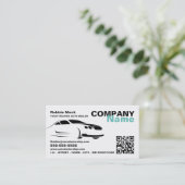 Carte De Visite Logo Fast Car, Auto Dealer (Debout devant)