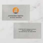 Carte De Visite Logo Finance (Devant / Derrière)