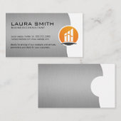 Carte De Visite Logo Finance | Entreprise | Réalisateur (Devant / Derrière)