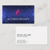 Carte De Visite Logo Fintech | Technologie moderne AI (Devant / Derrière)