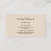 Carte De Visite Logo fleur sauvage (Dos)