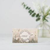 Carte de visite logo Fleurs sauvages (Debout devant)