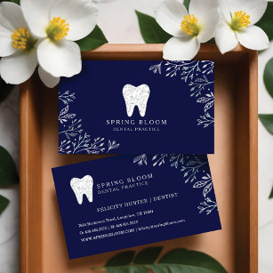 Carte De Visite Logo florissant de dentition dentaire