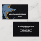 Carte De Visite Logo Flying Shark (Devant / Derrière)