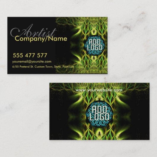 Carte de visite LoGo fractal (Devant / Derrière)